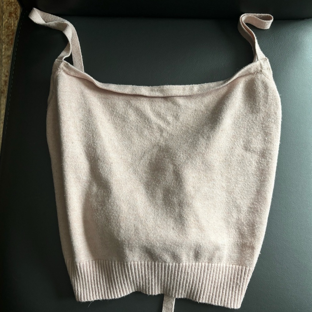 Blue blush Pink Crop tank